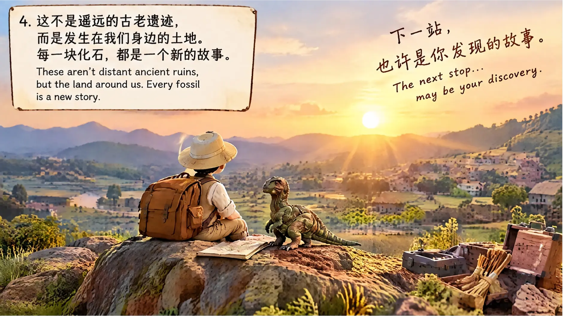 4. Every fossil is a new story. The next stop may be your discovery.